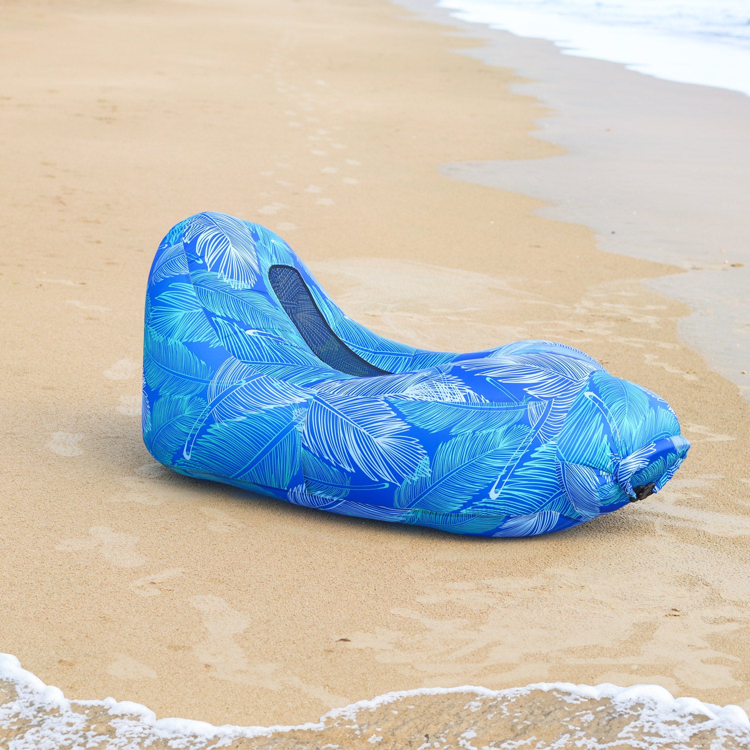 AeroLounger Inflatable Lounger outdoor Compact Pump-Free Inflatable Lounger, Outdoor Inflatable Sofa, Compact & Portable Waterproof, Air Leakage-Proof Design, Packs Down in Seconds for Beach,Pool
