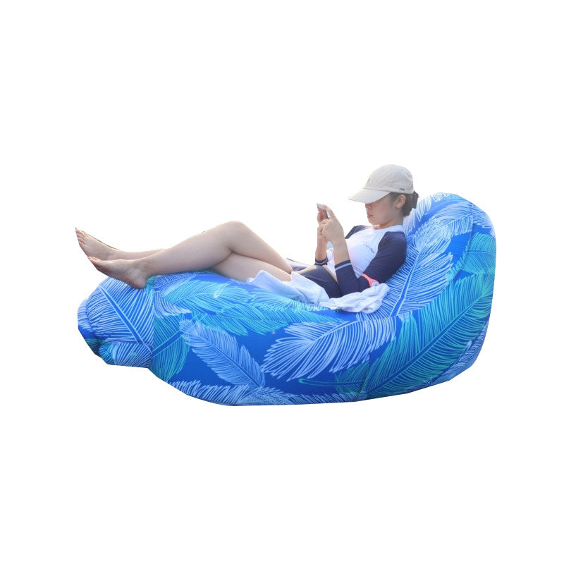 AeroLounger Inflatable Lounger outdoor Compact Pump-Free Inflatable Lounger, Outdoor Inflatable Sofa, Compact & Portable Waterproof, Air Leakage-Proof Design, Packs Down in Seconds for Beach,Pool